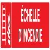Panneau ECHELLE D'INCENDIE 330x75mm Taliaplast 725102