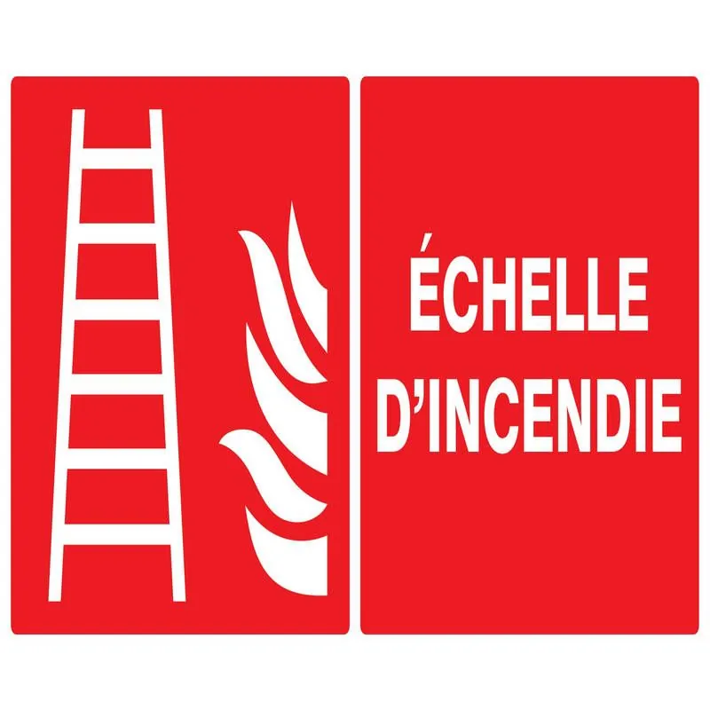 Panneau ECHELLE D'INCENDIE 330x200mm Taliaplast 721102