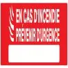 Panneau EN CAS D'ACCIDENT PREVENIR D'U Taliaplast 725122