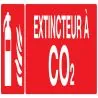 Panneau EXTINCTEUR A CO2 200x52 NORMAS Taliaplast 720107