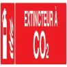 Panneau EXTINCTEUR A CO2 330x75mm Taliaplast 725107