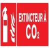 Panneau EXTINCTEUR CO2 330X120 NORMASI Taliaplast 726107
