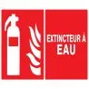 Panneau EXTINCTEUR A EAU 330x200mm Taliaplast 721108