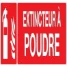 Panneau EXTINCTEUR A POUDRE 200x52 NOR Taliaplast 720109