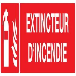 Panneau EXTINCTEUR D'INCENDIE 200x52 N Taliaplast 720101