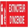 Panneau EXTINCTEUR D'INCENDIE 330X75 N Taliaplast 725101