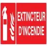 Panneau EXTINCTEUR D'INCENDIE 330X120 Taliaplast 726101