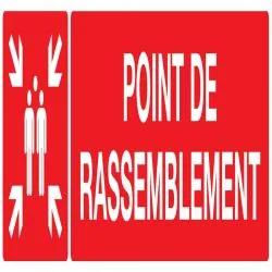 Panneau POINT DE RASSEMBLEMENT (INCEND Taliaplast 720111