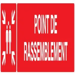 Panneau POINT DE RASSEMBLEMENT (INCEND Taliaplast 725111