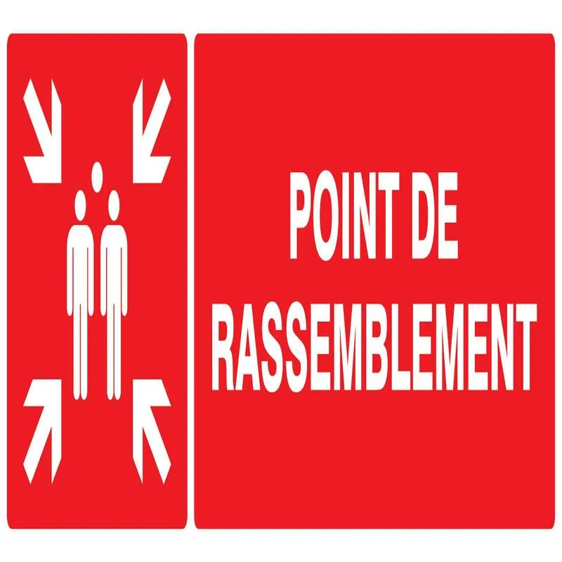 Panneau POINT RASSEMBL.APRES EVACUATI. Taliaplast 726111