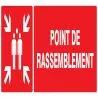 Panneau POINT RASSEMBL.APRES EVACUATI. Taliaplast 726111