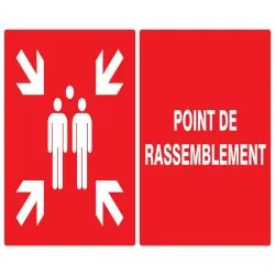 Panneau POINT RASSEMBL.APRES EVACUATI. Taliaplast 721111