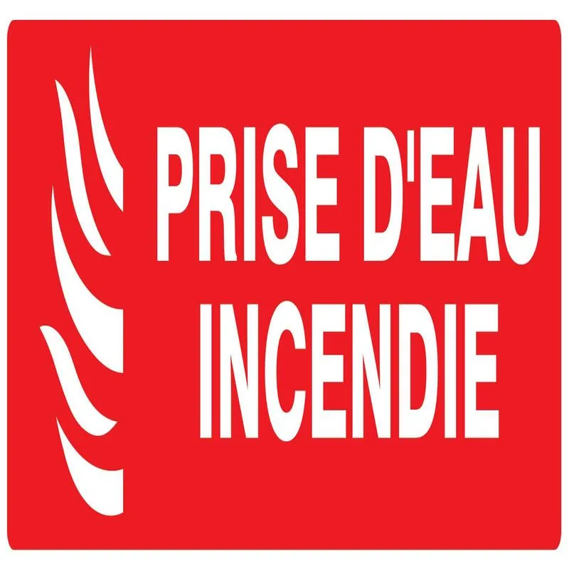 Panneau PRISE D'EAU INCENDIE NORMASIGN Taliaplast 726113