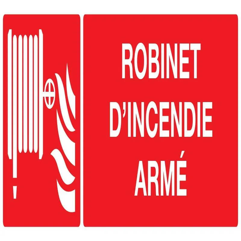Panneau ROBINET D'INCENDIE ARME 330x12 Taliaplast 726125
