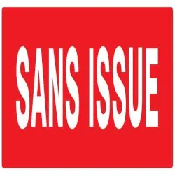 Panneau SANS ISSUE (INCENDIE) NORMASIG Taliaplast 720124