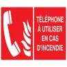 Panneau TELEPHONE A UTILISER EN CAS D' Taliaplast 721126