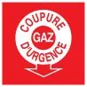 Panneau COUPURE GAZ D' URGENCE NORMASI Taliaplast 728109
