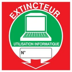 Panneau EXTINCTEUR UTILISATION INFORMA Taliaplast 728122
