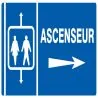ASCENSEUR FLECHE A DROITE 330x Taliaplast 721644