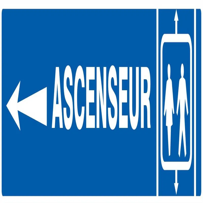 ASCENSEUR FLECHE A GAUCHE 330x Taliaplast 725604
