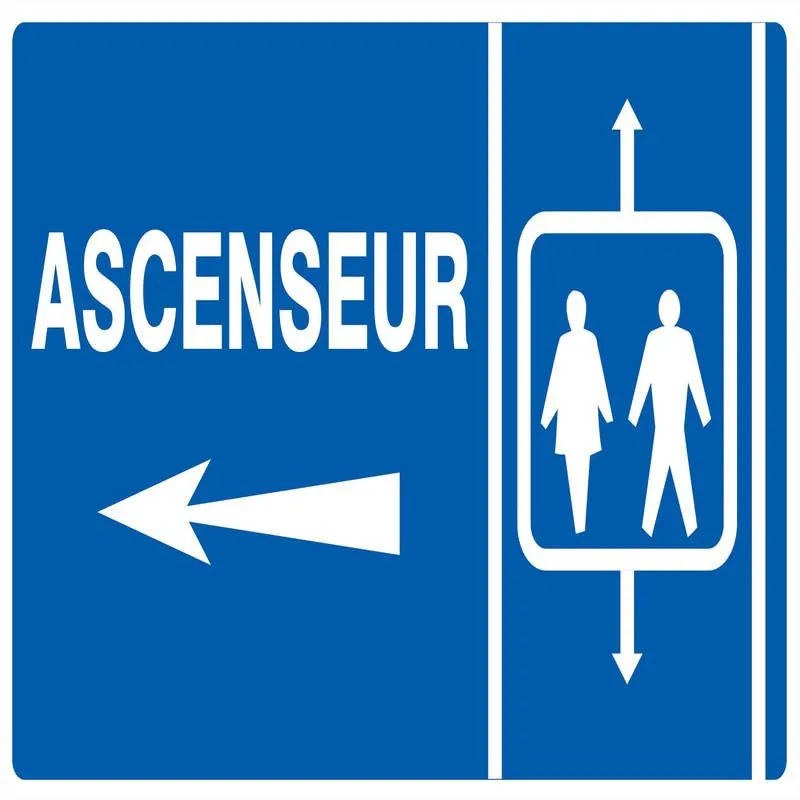 ASCENSEUR FLECHE A GAUCHE 330x Taliaplast 721639