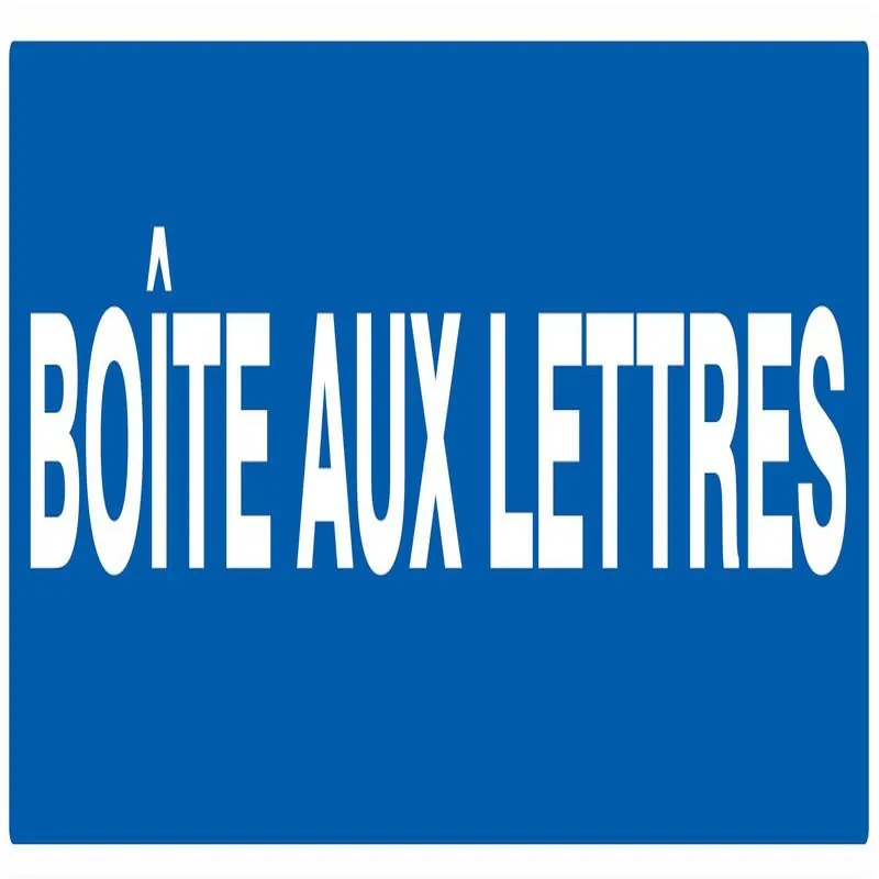BOITE LETTRES 200X52 NORMASIGN Taliaplast 720609