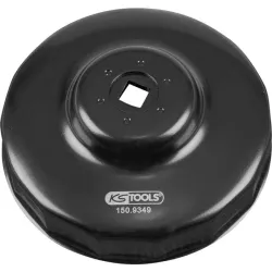 Cloche pour filtre à huile 3/8" . diamètre 108 mm / 15 cannelures KSTOOLS 150.9349 | 150.9349