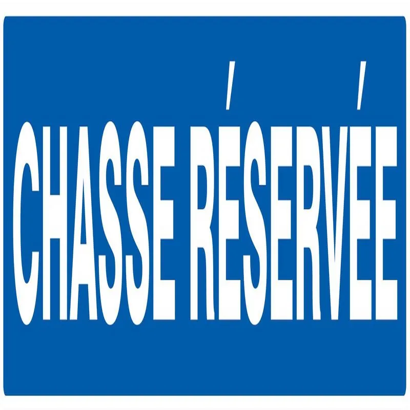 CHASSE RESERVEE 330x75mm Taliaplast 725639