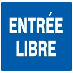 ENTREE LIBRE 330X200 NORMASIGN Taliaplast 721615