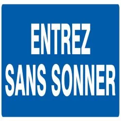 ENTREZ SANS SONNER 330x120mm Taliaplast 726616
