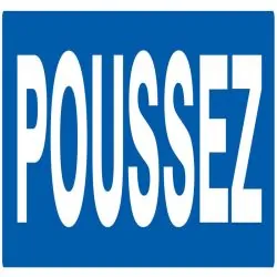 POUSSEZ NORMASIGN ADHESIF 330X Taliaplast 725605