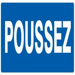 POUSSEZ NORMASIGN ADHESIF 330X Taliaplast 726605