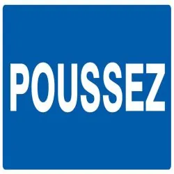 POUSSEZ 330X200 NORMASIGN ADHE Taliaplast 721642