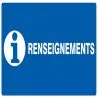 RENSEIGNEMENTS 330x200mm Taliaplast 721626