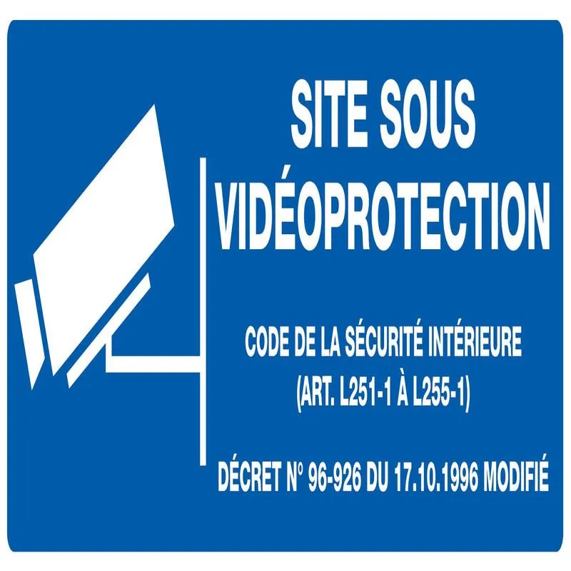 SITE SOUS VIDEOPROTECTION NORM Taliaplast 726237