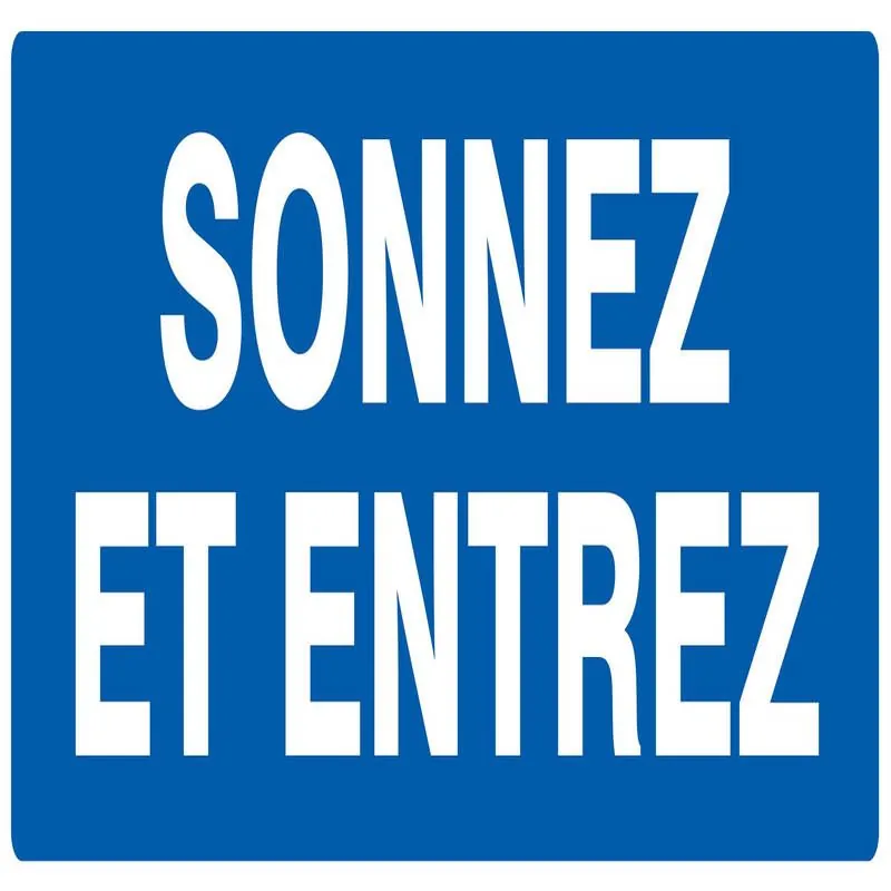 SONNEZ ET ENTREZ 330X120 NORMA Taliaplast 726631