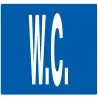 W.C NORMASIGN ADHESIF 330X75 Taliaplast 725632