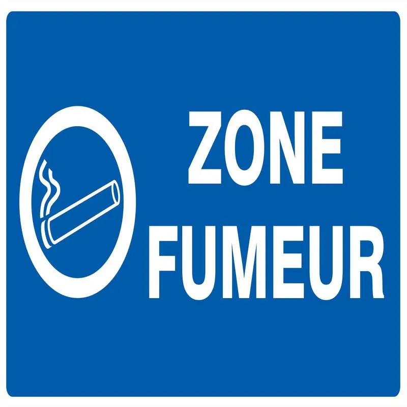 ZONE FUMEUR 330X200 NORMASIGN Taliaplast 721633