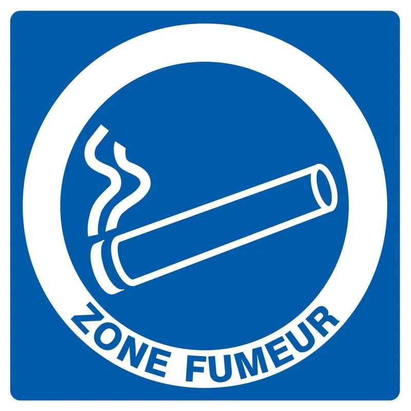 ZONE FUMEUR 200X200 NORMASIGN Taliaplast 728605