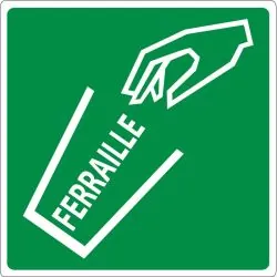 POUBELLE FERRAILLE NORMASIGN A Taliaplast 733812