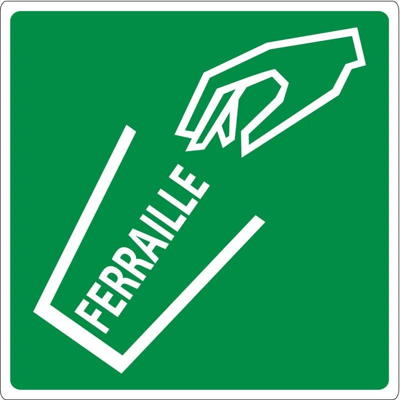 POUBELLE FERRAILLE NORMASIGN A Taliaplast 733812