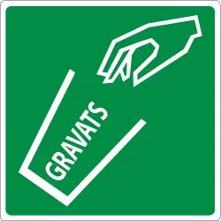 POUBELLE GRAVATS NORMASIGN ADH Taliaplast 733814