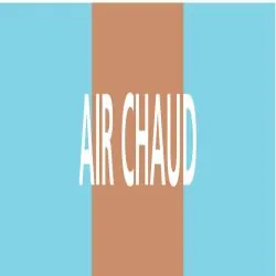 Panneau AIR CHAUD 222X37 MARQUAGE TUYA Taliaplast 731304