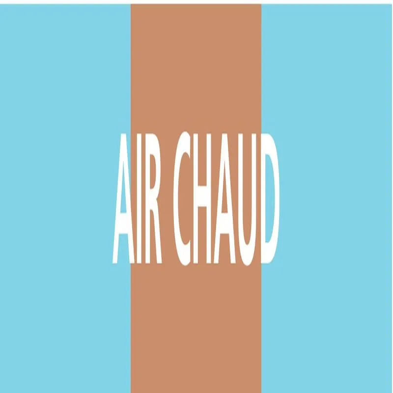 Panneau AIR CHAUD 222X37 MARQUAGE TUYA Taliaplast 731304