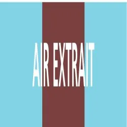 Panneau AIR EXTRAIT 156X26 MARQUAGE TU Taliaplast 732315