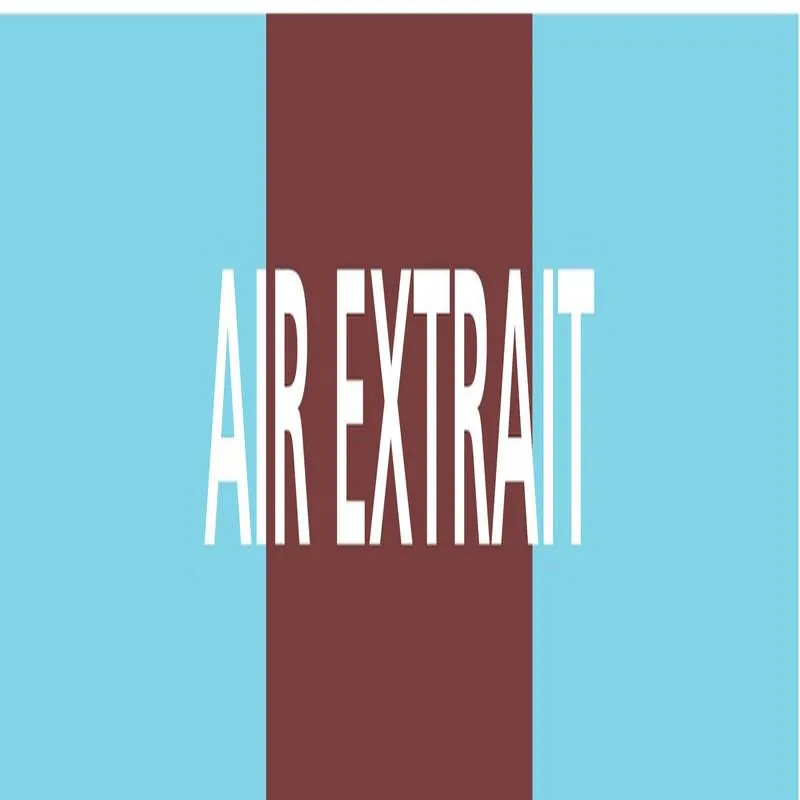 Panneau AIR EXTRAIT 156X26 MARQUAGE TU Taliaplast 732315