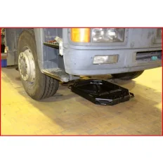 Bac de vidange 55 L . extra plat . 110 mm . 4 poignées KSTOOLS 150.9358 | 150.9358