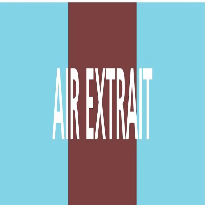 Panneau AIR EXTRAIT 222X37 MARQUAGE TU Taliaplast 731315
