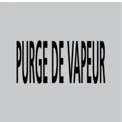Panneau PURGE DE VAPEUR 156X26 MARQUAG Taliaplast 732203