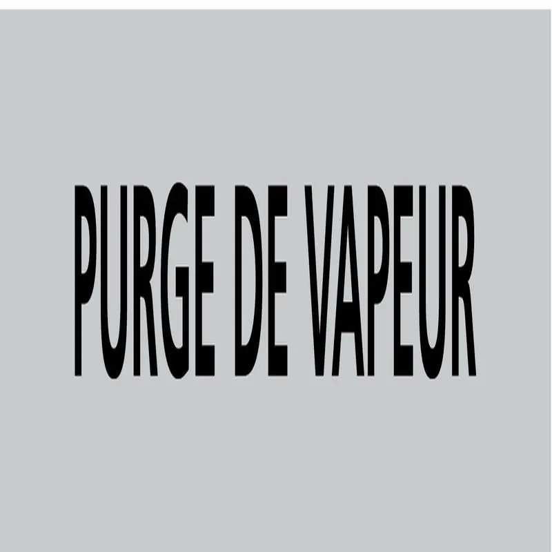 Panneau PURGE DE VAPEUR 156X26 MARQUAG Taliaplast 732203